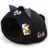 AFP Catzilla Meow Cat House - Black
